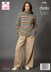Sweater and Tank Top in King Cole Flair Chunky - 6385 - Leaflet