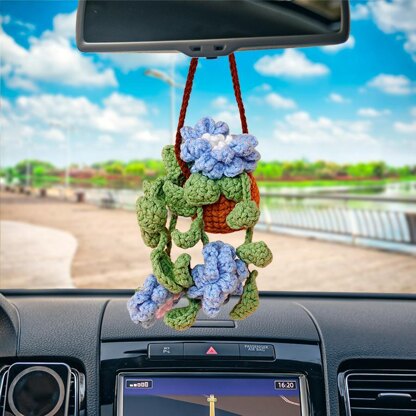 Gerbera Basket Car Hanging