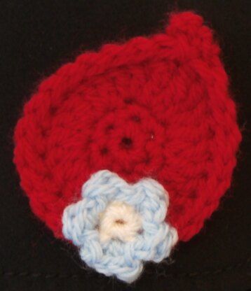 Forget-Me-Not Blood-Drop Brooch