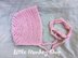 Ribbed Vintage Baby Bonnet