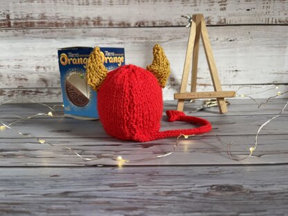 Devil Chocolate Orange Cover Knitting Pattern