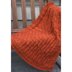 Plymouth Yarn F663 Vertical Lines Throw (Free)