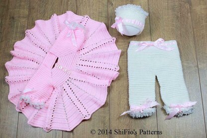 Summer Satin Jacket, Pants, Hat Crochet Pattern #130