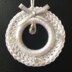 White Wreath Tree Decoration