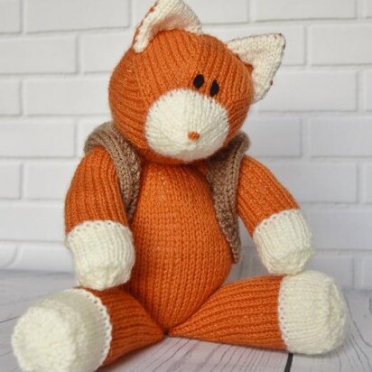 Slick the Fox - knitting pattern