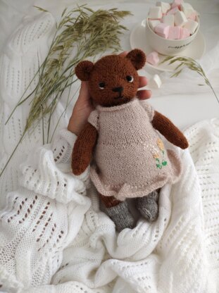 Teddy bear knitting pattern