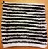 Black & White Valentine Heart Illusion Knitting