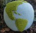 Planet Earth Globe and Moon Amigurumi crochet