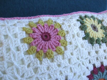 Flower Granny Pillow Cover