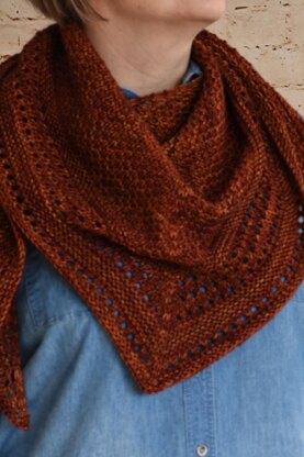 Purl Dust Shawl