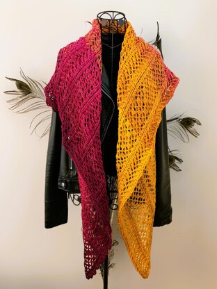 Triangular Scarf "Thalassa"