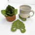 Monstera Leaf Coaster Set