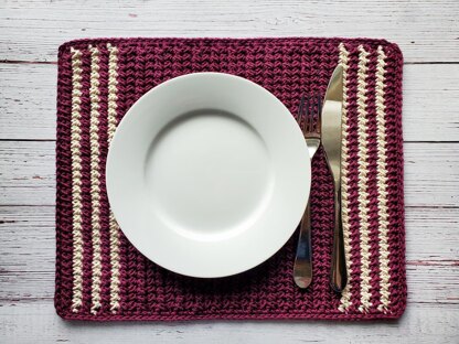 Crossed Stitch Placemat