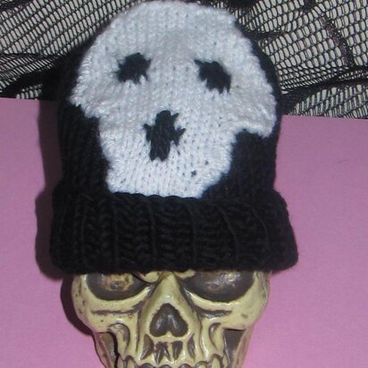 Baby Skull Halloween Beanie