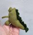 Dinosaur pocket buddy knitting pattern