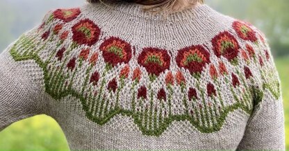 Poppies Pullover