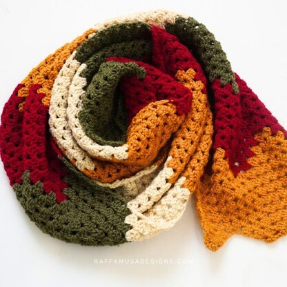 Granny Ripple Scarf