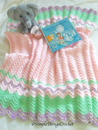 Love You Forever Baby Blanket