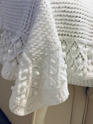 SNOWFALL baby blanket