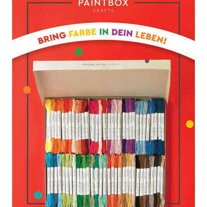 Paintbox Stickgarn Mouliné - Flugblatt
