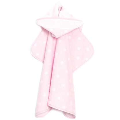 Rico Hooded Baby Bath Towel - Pink Spot