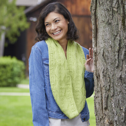 Hudson Cowl in Valley Yarns Superwash - 804 - Downloadable PDF