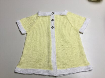 Yellow baby sweater