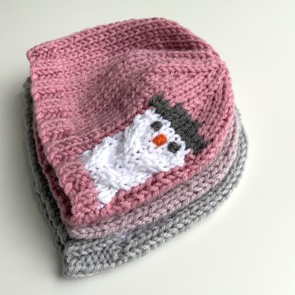 "Snowman" Beanie - toddler, child, adult