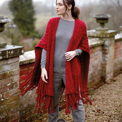 Falu Wrap in Rowan Pure Wool Superwash Worsted - Downloadable PDF