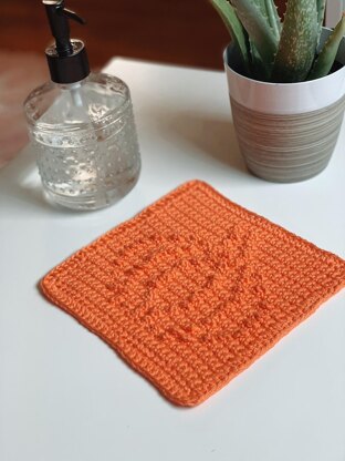 The Autumn Pumpkin Dishcloth