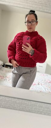 Chunky winter sunburst Pull over