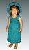 Knitting Pattern fits Kidz n Cats Dolls. Sun Dress and Hat. 452