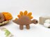 Crochet dinosaur toy Stegosaurus amigurumi crochet pattern