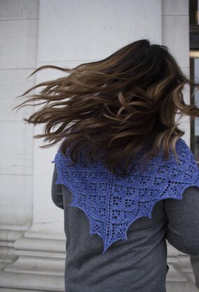 Mt Rose Triangle Shawl