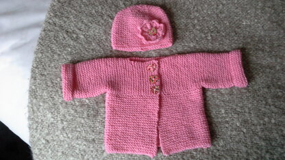 Cardigan and hat for Georgiana