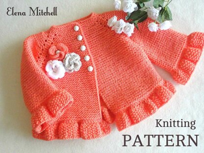 Knitting Baby Cardigan Garter Stitch Baby Bloomers