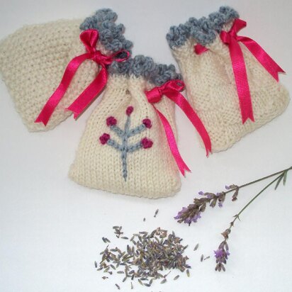 Knitted Lavender Bags