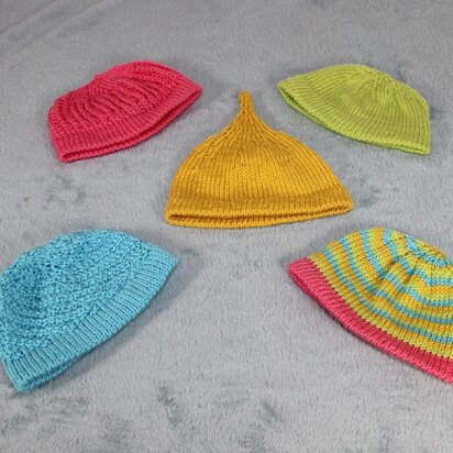 5 Budget Baby Hats CIRCULAR