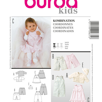 Burda B9831 Coordinates Sewing Pattern