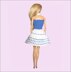 Barbie: love heart dress and beach outfit