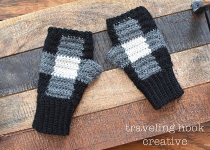 Mod Buffalo Plaid Fingerless Gloves