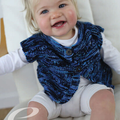 Lucie Baby Top in Ella Rae Lace Merino Aran - ER22-02 - Downloadable PDF