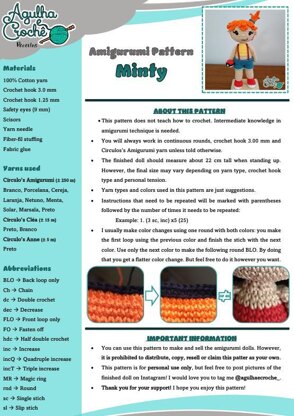 Misty from Pokemon Crochet Pattern