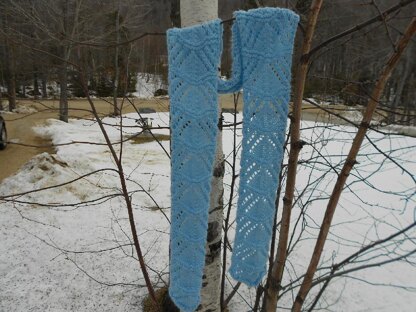 Winters Ice Lace Scarf