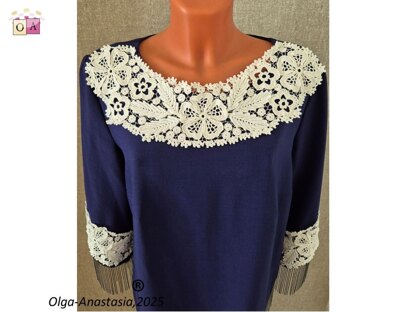 Irish Lace Collar & Cuffs