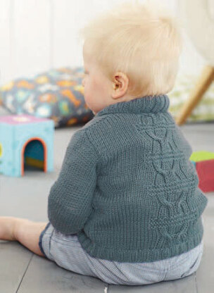 Sweater & Cardigan in Sirdar Snuggly Baby Bamboo DK - 4890 - Downloadable PDF