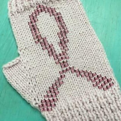 Ribbon Mitts