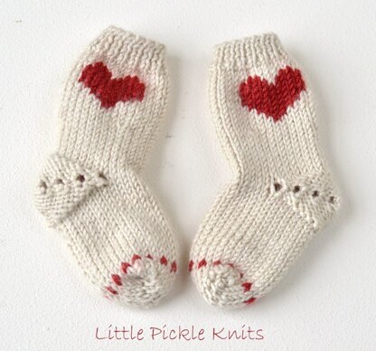 Little Heart Baby Socks