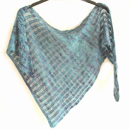 Triangle Trellis Shawl