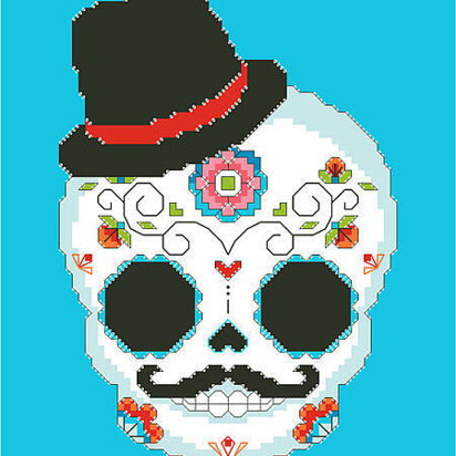 Sugar Skull Blue - PDF